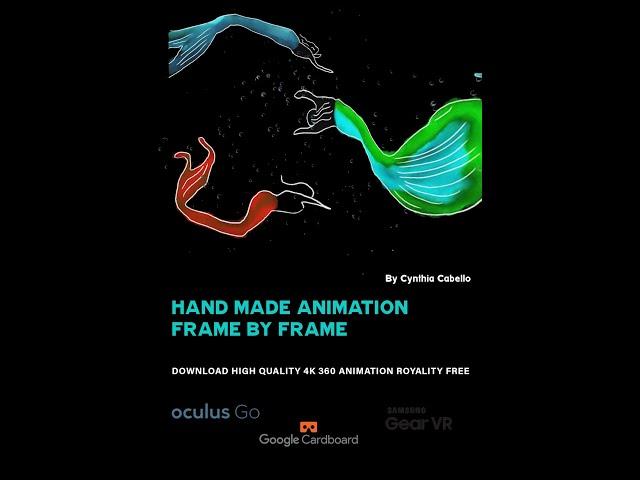 cynthia cabello 360 VR Animation Mermaid