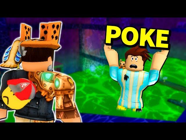 I Challenged POKE to IMPOSSIBLE Obbies.. (Roblox Flood Escape 2 HALLOWEEN Update)