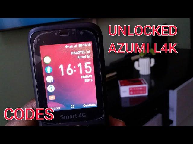 Unlock Network Azumi L4K T-Smart 4G NCK Codes Available wasiliana nami | BongoPrideTV