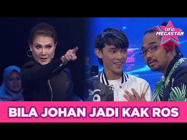 Bila Johan jadi Kak Ros | Ceria Megastar | Johan & Mas Idayu