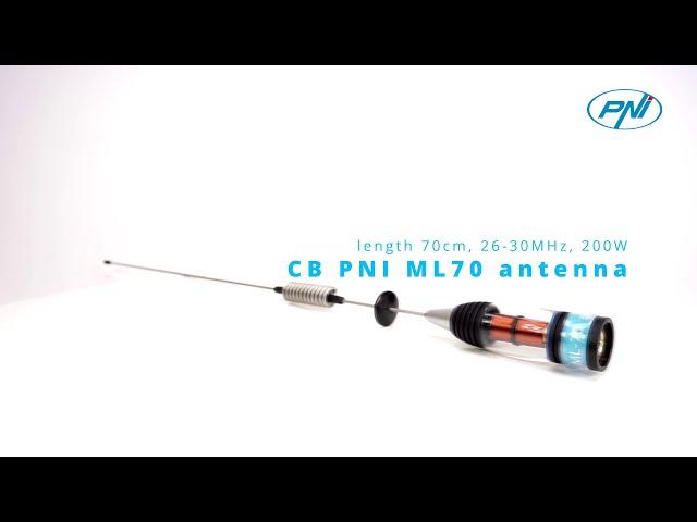 CB PNI ML70 antenna, length 70cm, 26 30MHz, 200W EN