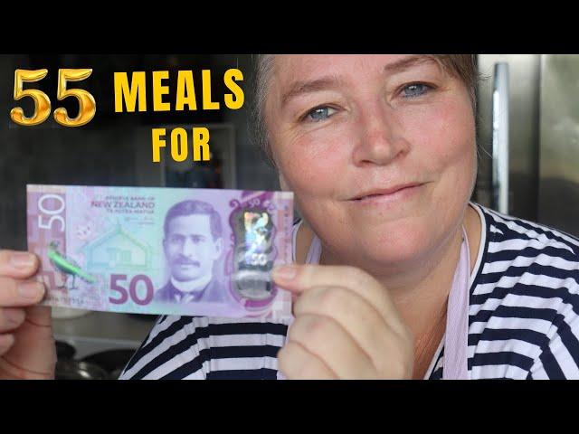 55 Meals for $50 | Budget Shopping | Meal plan Ideas | Recession Meals