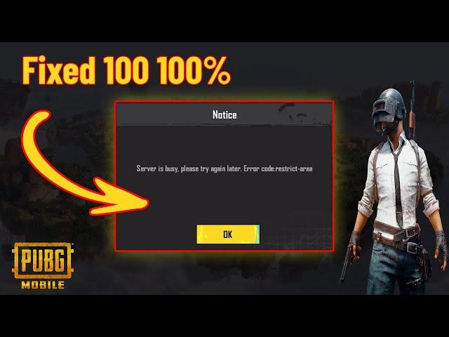 How to Fix PUBG Mobile server is busy in 2024 Working Tips