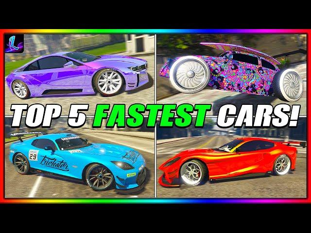 TOP 5 FASTEST CARS IN GTA 5 ONLINE! (UPDATED)