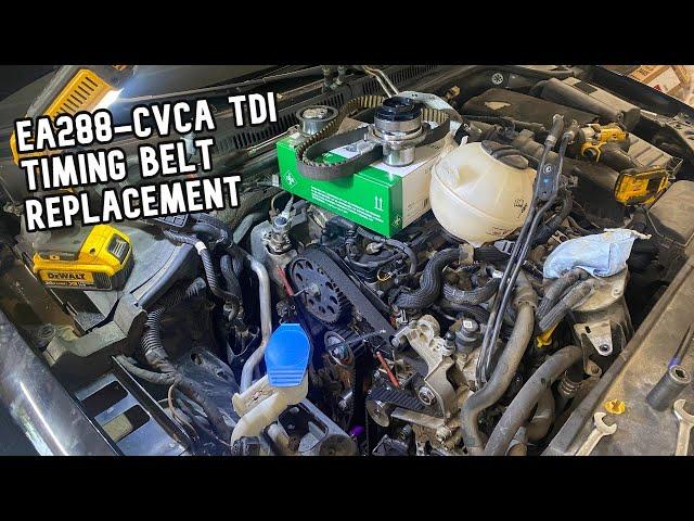 Step-by-Step Timing belt replacement for EA288 CVCA 2015 TDI (VW, Audi)