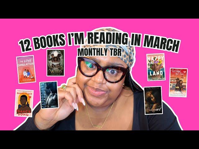 MARCH 2025 TBR | 12 Black Romance, Romantasy & Historical Fiction Books I'm Reading #booktube