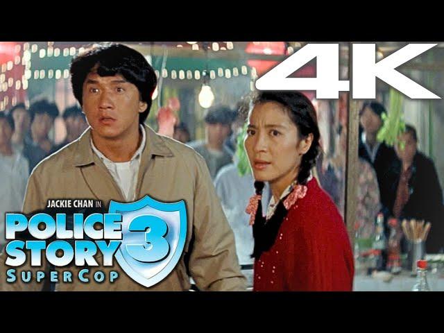 Jackie Chan, Michelle Yeoh "Police Story 3: Supercop" (1992) in 4K // Dinner Fight