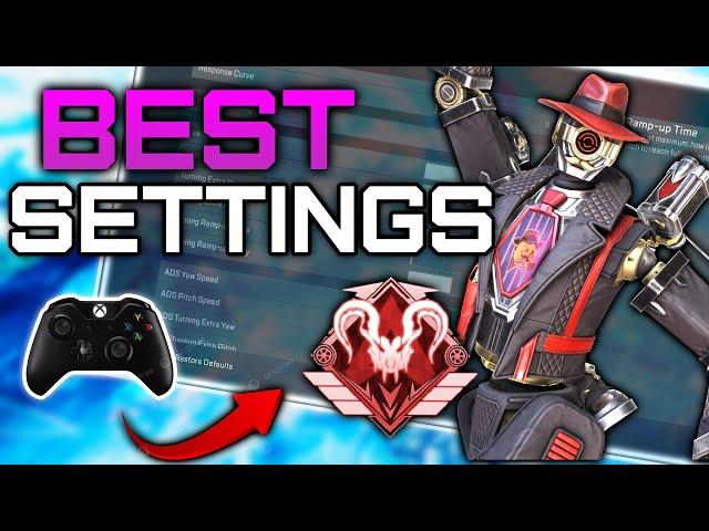 The BEST Controller Settings From a 9x Apex Predator In Season 21 [Apex Legends]