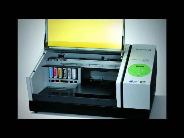 Roland DG's VersaUV LEF-12 UV printer