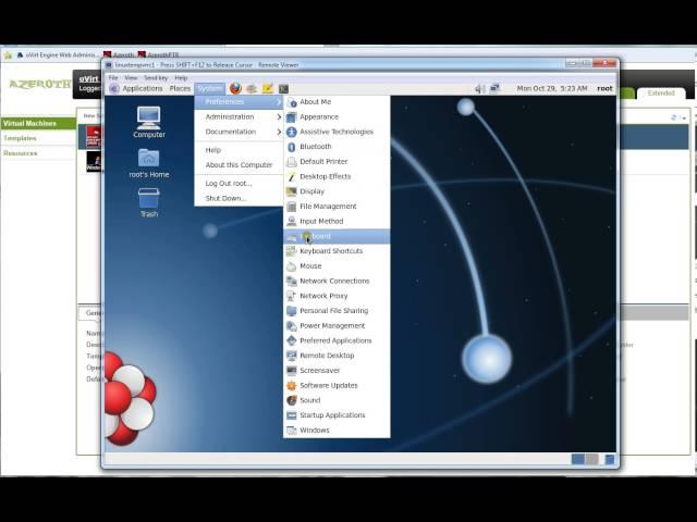 Scientific Linux VM from a Template in oVirt