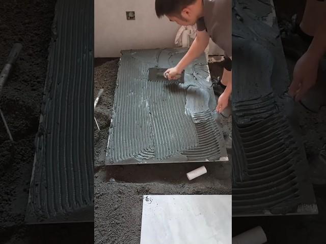 amazing Flooring technique | Tile fitting on floor | #avenuebuilder #shortsfeed #shorts