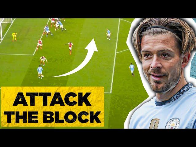 How Grealish's Gravity Broke Arsenal's Low Block | Man City 2 - 2 Arsenal Analysis