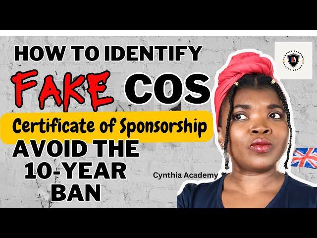 How to know whether a certificate of sponsorship is fake. Avoid a 10-year ban with these 6 tips