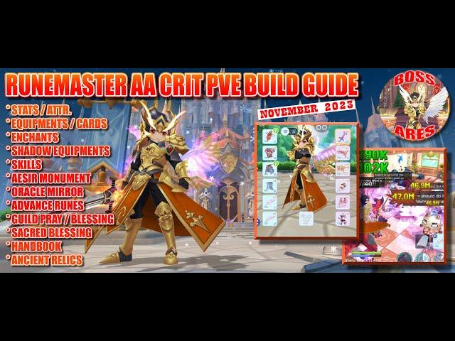 Ragnarok M Eternal Love | Runemaster AACrit PVE Build Guide | Mid-Tier +10/+12 Equipments | 60% Depo