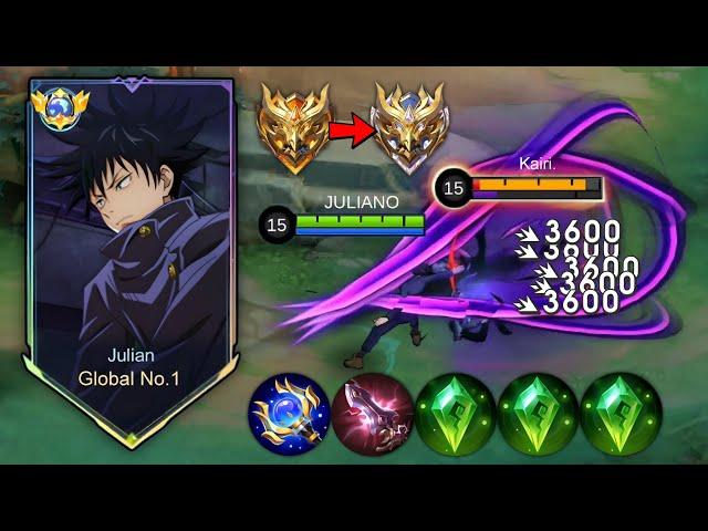 20 KILLS! JULIAN NEW CHEAT BUILD THAT CAN RANK UP FAST! (julian best build 2024) - Mobile Legends