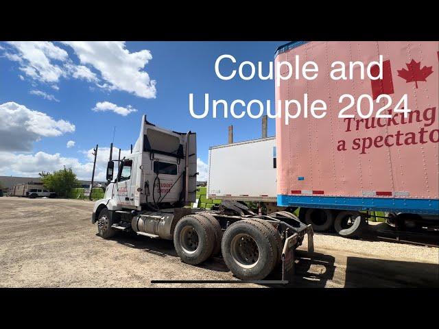 How to Uncouple and Couple Tractor Trailer 2024