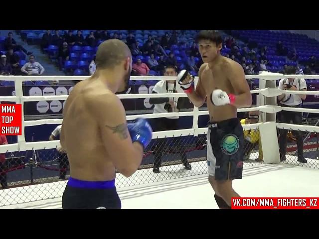 KAZ ERKINBEK INZHEL VS MUKHAMED MSHENESH UKR [V WORLD MMA CHAMPIONSHIP ASTANA KAZAKHSTAN]