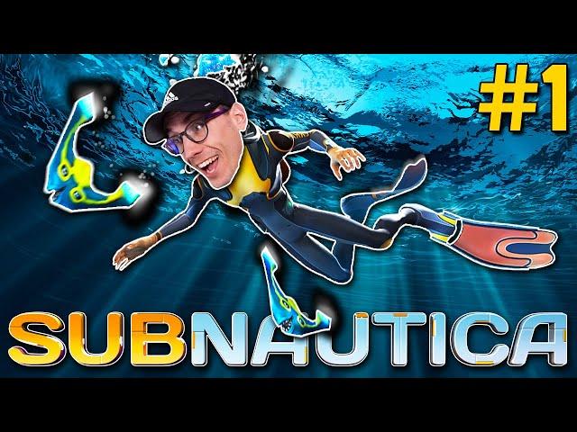 Subnautica BLIND Playthrough - [Episode #1] - Crash Land Me Daddy