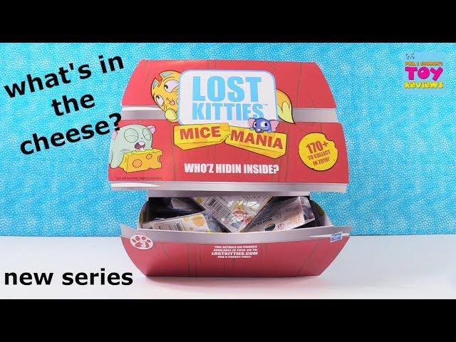 Lost Kitties Mice Mania Cheese Wheels Blind Bag Series 3 Toy Review | PSToyReviews