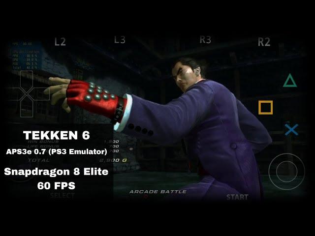 TEKKEN 6 | APS3e 0.7 (PS3 Emulator) Snapdragon 8 Elite | 60 FPS