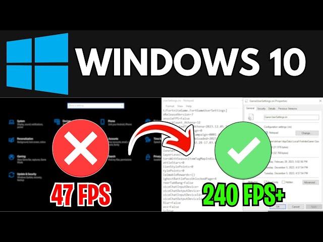 ULTIMATE FPS Boost Guide For Windows 10 - Quick FPS Boost and Low Input Delay ISLC (2024)