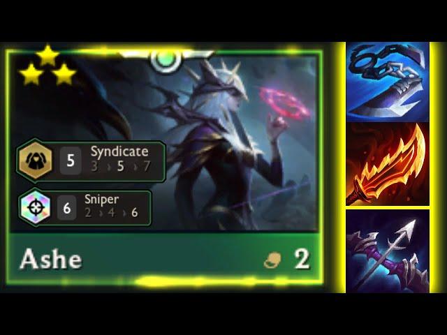 6 snipers 3 star Ashe ⭐⭐⭐ | TFT Set 6.5