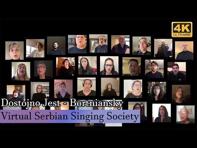 (4K) VSSS Virtual Choir - "Dostojno Jest" Bortniansky