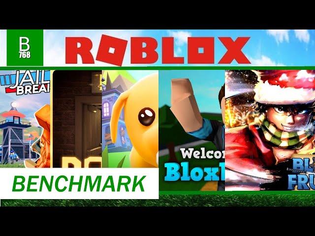 Roblox Benchmark  - i5-3570 GTX 750TI - 1360x768 - Maximum Settings