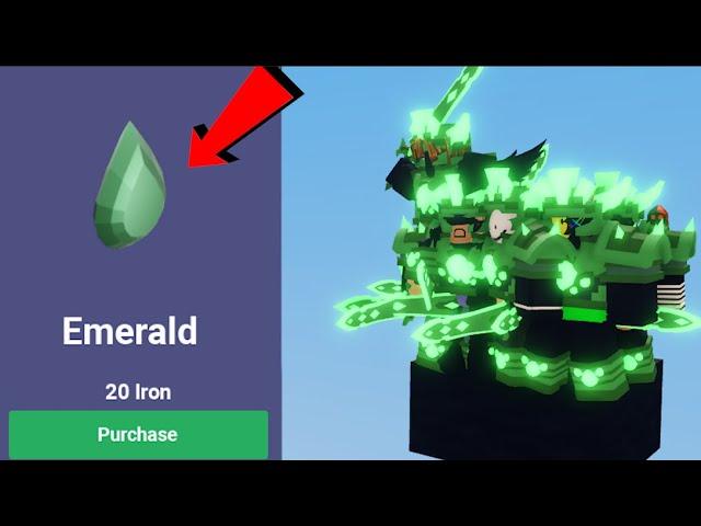 1v50, but you can BUY Emeralds! (Roblox Bedwars)