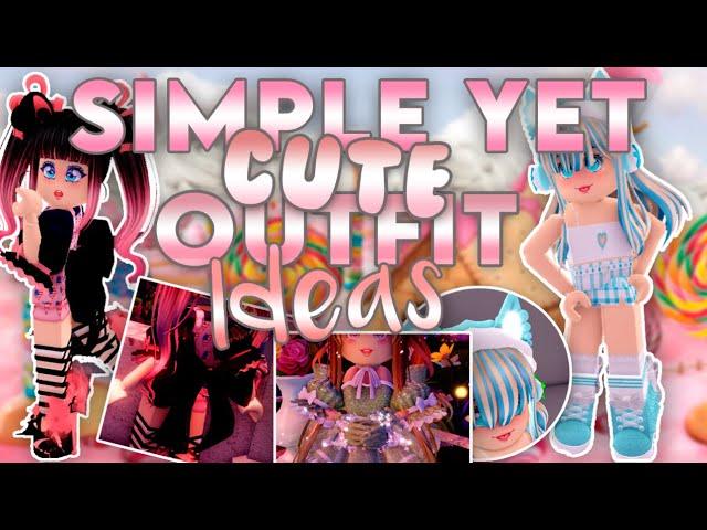 Simple yet Cute outfit ideas in Royale High!  【 Roblox 】