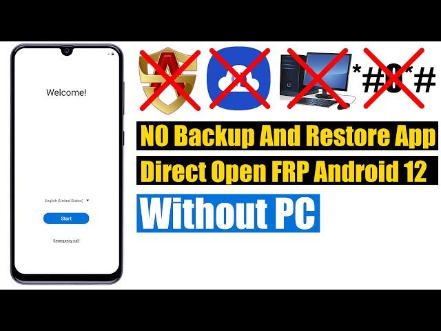 New method!!! All Samsung Android 12, Remove Google Account, Bypass FRP. Without Pc.