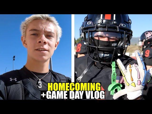 HOMECOMING FOOTBALL and GAME DAY VLOG! 