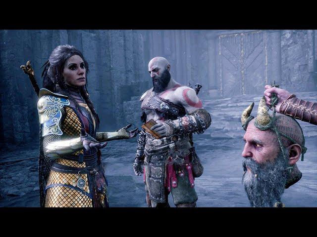 Kratos Admits To Mimir He Likes Freya - God of War Ragnarok Valhalla DLC