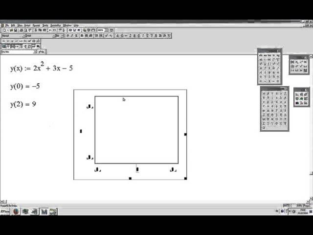 Mathcad. Как задать функцию