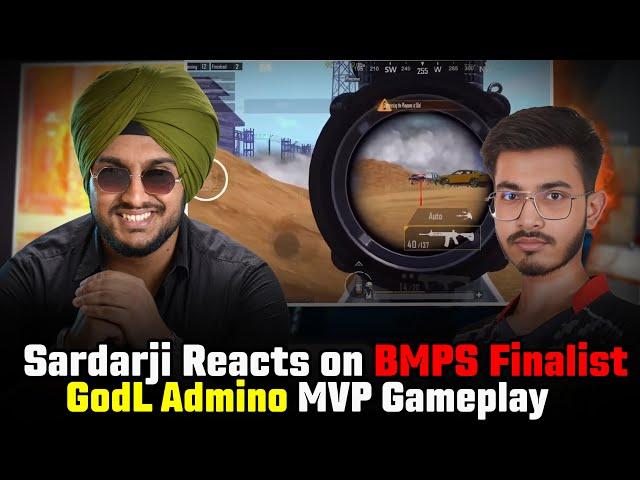 Sardarji Reacts on BMPS Finalist GodL Admino MVP Gameplay