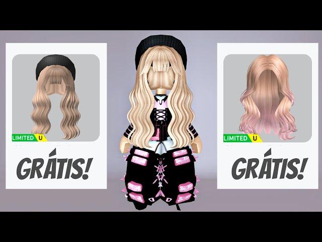 5  NOVOS CABELOS E +ITENS  GRÁTIS  NO ROBLOX! (EVENTO LIMITED) 