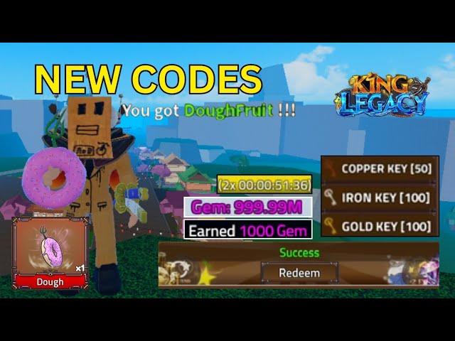 *NEW CODES* ALL WORKING CODES IN KING LEGACY 2024! | KING LEGACY CODES DOUGH