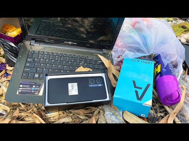 Find the phone and the box in the trash bag || Restoration phone