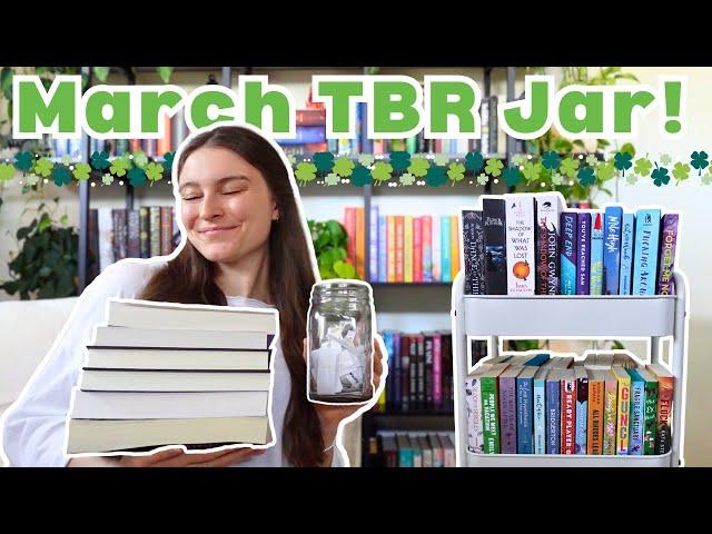 March TBR Jar Picks🫙 | TBR Jar & My DOG Choose My March TBR!