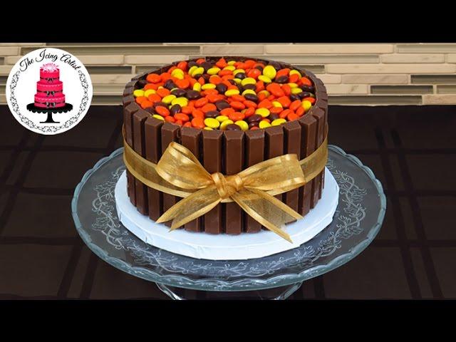 Kit Kat Cake with Reese's Pieces - How To With The Icing Artist