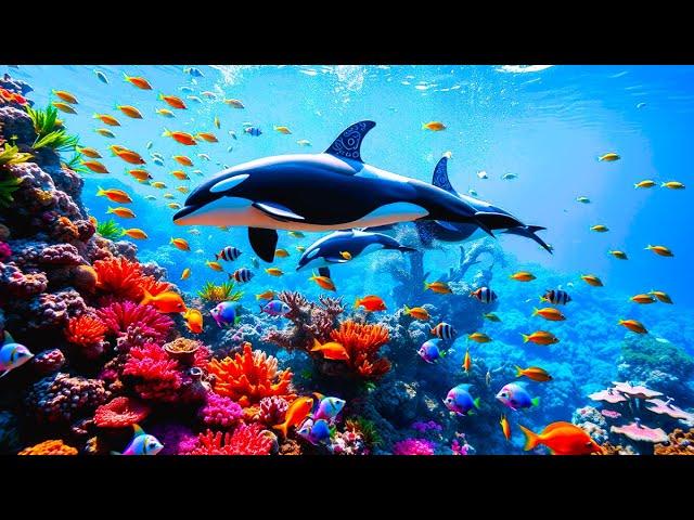 Natural Fish Tank 4K VIDEO - A Wonderland of Colors, Captivating Moments With Turtle And Fish #4