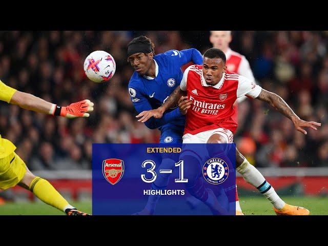 Arsenal 3-1 Chelsea | Highlights - EXTENDED | Premier League 22/23