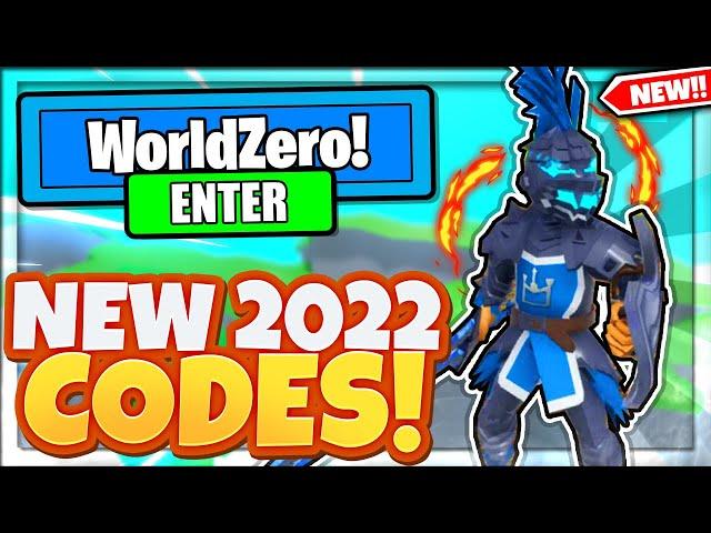 (2022) ALL *NEW* SECRET OP CODES In Roblox World Zero!