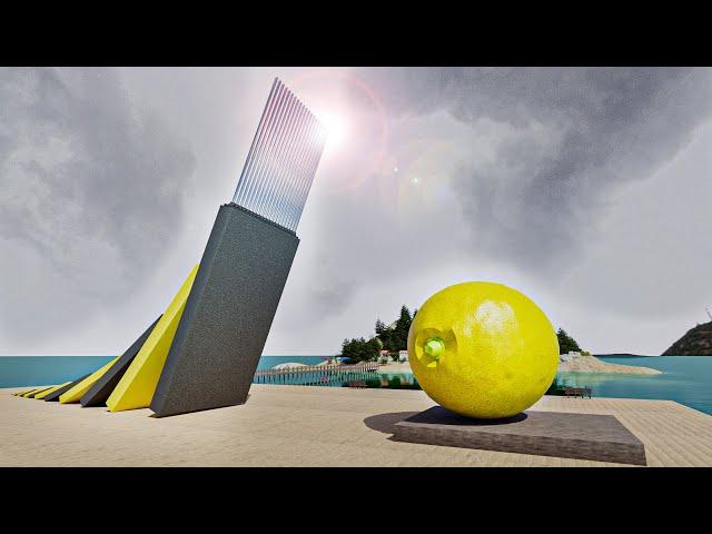 A Big Lemon (Sliced By Domino)