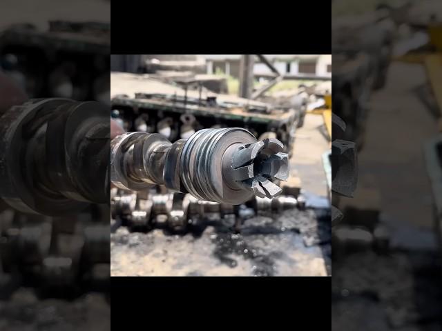 Unbelievable Repair! Completely Broken Camshaft Rebuilt Like New By Pro Mechanic #restoration