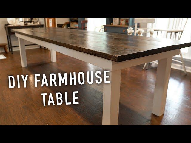 How to build your own Farmhouse Table!! || DIY