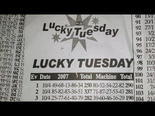 LUCKY TUESDAY UNFAILING BANKER️️