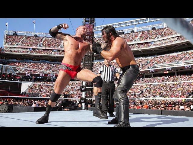 Randy Orton hits Seth Rollins with a jaw-dropping RKO out of nowhere: WrestleMania 31