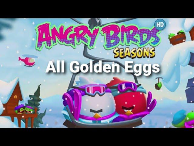 Angry Birds Seasons: Ski or Squeal All Golden Eggs Locations and Walkthrough