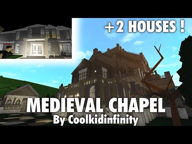 Bloxburg Medieval Chapel + Houses Tour ! Swargus